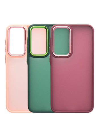 Чехол TPU+PC Space II Color Matte для Samsung Galaxy S23 FE 5G (S711) Цвет Bordo No Brand Samsung Galaxy S23 FE 5G (S711) (336940189)