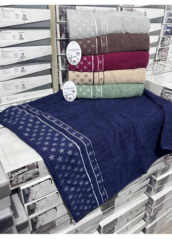 Рушники банні 6 штук Vishnya комбінований