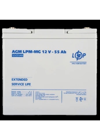 Аккумулятор мультигелевый AGM LPM-MG 12 - 55Ah LogicPower (361343675)