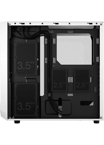 Корпус ATX без БЖ Focus 2 RGB c заг. склом Focus 2 RGB White TG ClearTint FRACTAL DESIGN (360415431)