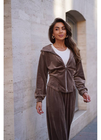 Женский велюровый костюм с капюшоном. Україна (353495276)