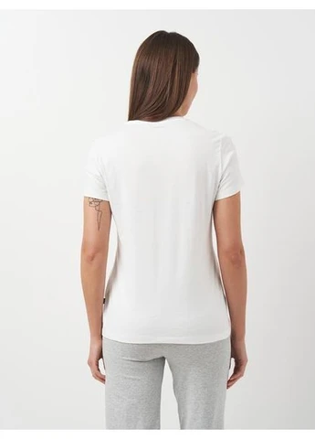 Футболка хлопковая женская ESS Small Logo Tee белая, размер, оригинал Puma Футболка - (400041651)