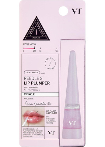 Плампер для увеличения губ REEDLE SHOT LIP PLUMPER TWINKLE с микроиглами 4.3 г VT Cosmetics (362046133)