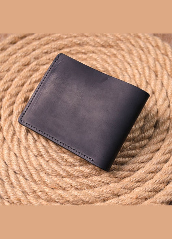 Шкіряне портмоне для документів чоловіче зі шкіри в дві додавання Слава ЗСУ 16734 Чорний Grande Pelle (306882265)