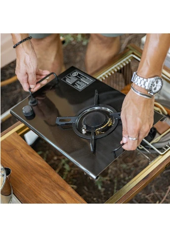 Туристична плита стіл Naturehike NH20RJ001 4000Вт (Чорний) No Brand (332635696)