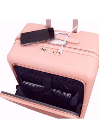 Валіза 20" (S) Beige (T5965-2) Semi Line (392410728)