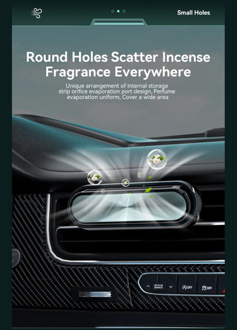 Автомобільний освіжувач повітря CAR AIR OUTLET PRESS TYPE SOLID PERFUME Grey (EXSCFB-SH0A) Essager (302801462)