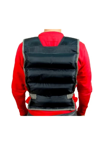 Жилет обважнювальний Oxford 14 кг Чорний EasyFit (389078714)