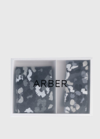 Комплект краватка, шкарпетки чоловічий сірий Arber Високі шкарпетки (297868990)