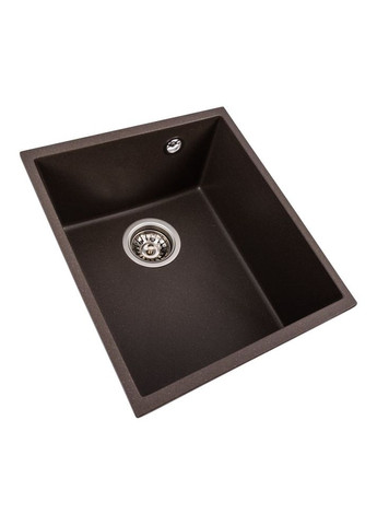 Гранитная мойка для кухни ROXY 3744 матовая Темная скала Valeso (358059542)