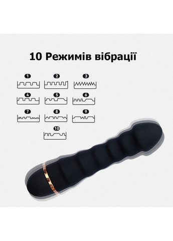 Силіконовий ребристий вібратор фіолетового кольору 16*3.3 см We Love (293292831)