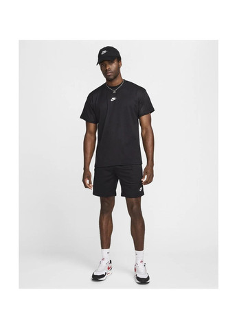 Чорна футболка чоловіча t-shirt dri-fit sportswear max90 black Nike