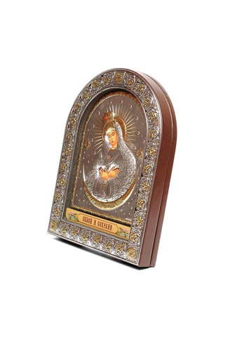 Остробрамська Ікона Божої Матері в сріблі та позолоті під склом (Греція) Silver Axion (266266080)