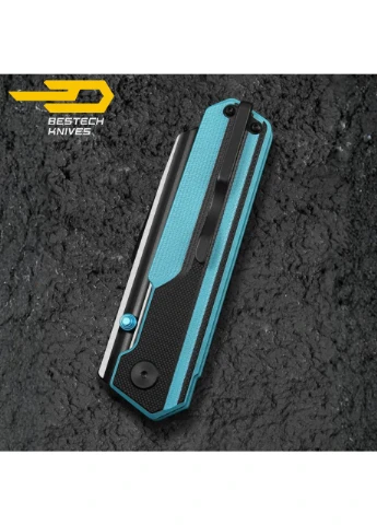 TARDIS G10 Ручка Чорний PVD+Сатин Лезо D2 Liner Lock BG54F Bestech (377729481)