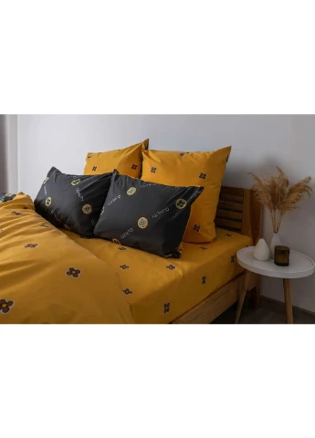 Комплект постельного белья Soft dreams Grey and Orange ТЕП (363133467)