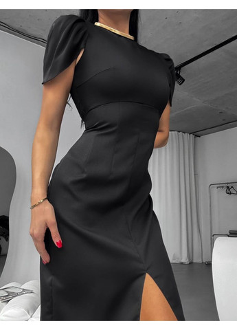 Чорна сукня, колір чорний Fashion