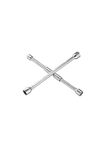 Ключ баллонный крестовой раскладной прочный для автомобиля 17 x 19 x 21 x 23 мм Intertool (332206812)