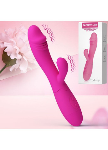 Вагинальный вибратор на аккумуляторе с клиторальным стимулятором Pretty Love "Snappy" от Baile LyBaile (356509021)