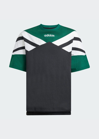 Чорна демісезонна футболка cutline kids adidas