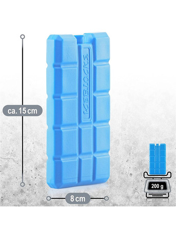 Аккумулятор холода 6х200 мл синій Lidl (282724593)