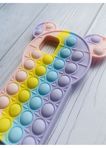 Силиконовый чехол Попит Антистресс PopIt для iPhone 11 (6,1) Микки с ушками Creative (355404630)