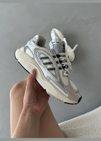 Кроссовки женские и мужские Adidas Ozmillen gray | Озмиллен серые No Brand серые демисезоны (316507763)