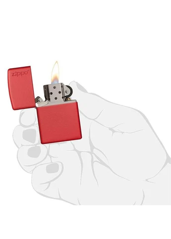 Запальничка Red Matte з логотипом 233ZL стильна подарунок Zippo (396848287)