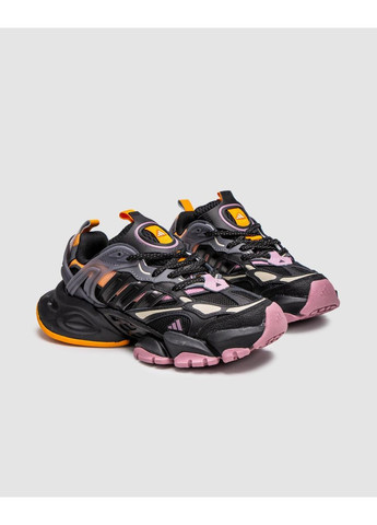 Кросівки жіночі Adidas Black/Orange/Purple No Brand Vento XLG Deluxe комбіновані демісезони (369382052)