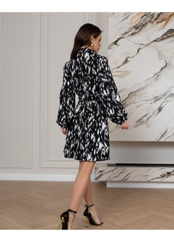 Чорна повсякденний сукня 14569 xl чорний ISSA PLUS