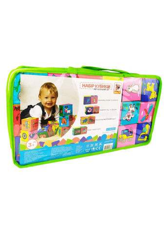 Набор мягконабивных кубиков 3 в 1 MC 090601-16, 18 шт Macik (316270992)