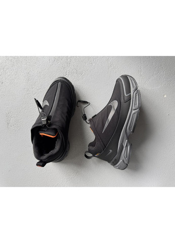 Чорні Осінні кросівки чоловічі Nike Zoom Pulse Cordura Black Grey Winter Fur | Найк Зум Пульс Кордура