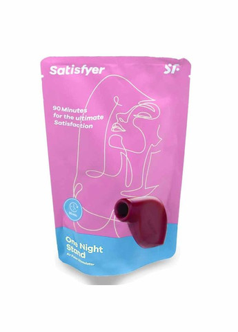 Вакуумний кліторальний стимулятор One Night Stand 90 хвилин роботи батареї Satisfyer (303897146)