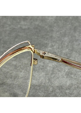 Комп'ютерні окуляри жіночі в металевій оправі лінзи BlueBlocker з діоптріями. Код 0171 бордо -3.5 No Brand (365833130)