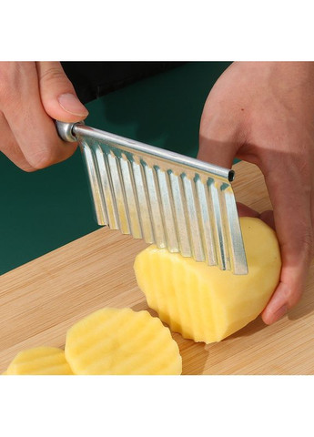 Ніж для фігурної нарізки сиру, картоплі, овочів з нержавіючої сталі China (366875052)