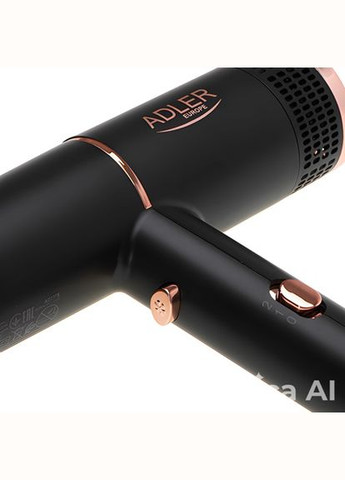 Фен для сушіння волосся AD 2278 1400 Вт чорний Adler (364790918)