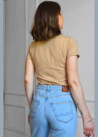 Боди женское бежевого цвета Let's Shop (302065788)