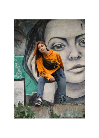 Сумка женская на пояс бананка Soho BSH черная Sambag (322870498)