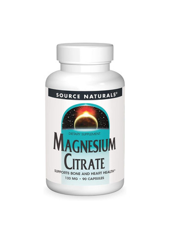 Магний Цитрат Magnesium Citrate 113мг - 90 капсул Source Naturals (283328673)