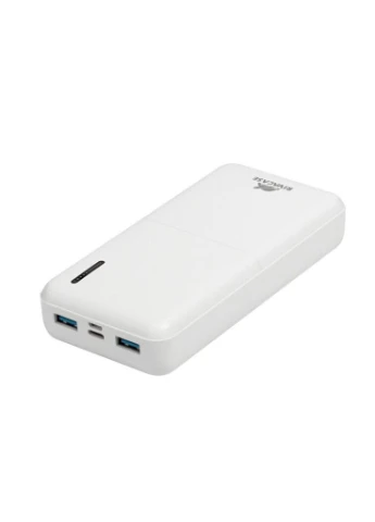 Внешний аккумулятор Power Bank VA2572 20000mAh быстрая зарядка QC PD Белый RIVACASE (279553803)