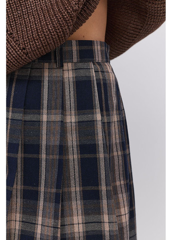 Коротка картата спідниця Arjen (366081452)