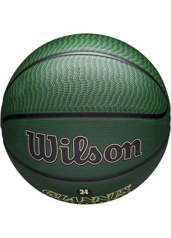 М'яч баскетбольний NBA PLAYER ICON OUTDOOR BSKT GIANNIS Зелений 7 Wilson (302287497)