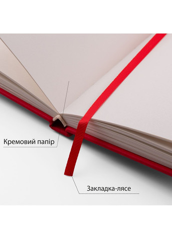 Скетчбук для графики 10х15 см PU 110 г/м2 100 л Красный (743181) Santi (365290940)