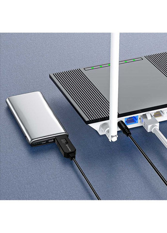 Кабель для роутера 9V (USB-DC 5.5х2.5mm) 1м Black (CW-CBUD066-BK) Colorway (323132273)