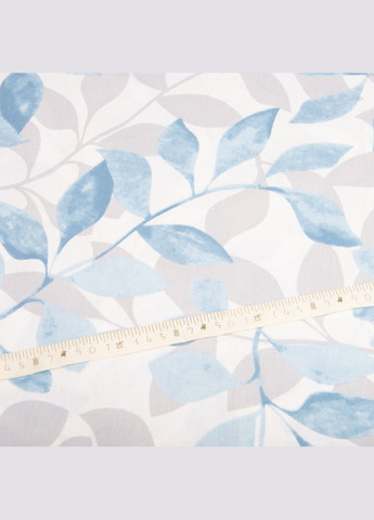 Ткань бязь ранфорс для постельного белья 2,4 м 6014 v-11 Веточка голубая IDEIA (290558216)