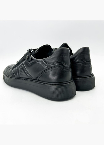 Черные всесезонные кроссовки (р) кожа 0-2-2-8179 Stepter