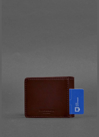 Кожаная обложка для удостоверения с бордовым гербом (A-027482) BlankNote (329186843)