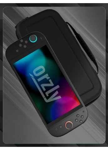 Защитный чехол-кейс Orzly для Nintendo Switch 2, дорожный, с карманами для карт, аксессуаров и подставкой No Brand (395898703)