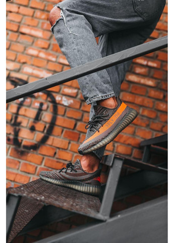 Сірі Осінні кросівки чоловічі adidas yeezy boost 350 v2 beluga 1 адідас ізі буст No Brand