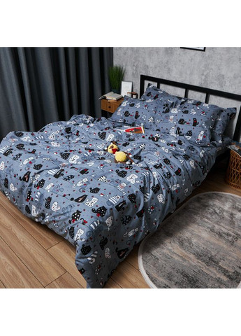 Пододеяльник Бязь Gold Люкс Евро 200 x 220 см (MS-870000648) Moon&Star Feline Fun (357208315)