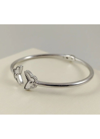 Браслет золотий жорсткий незамкнуте кільце без вставок "Метелики" 1-баб Shatlen Браслет (362376024)